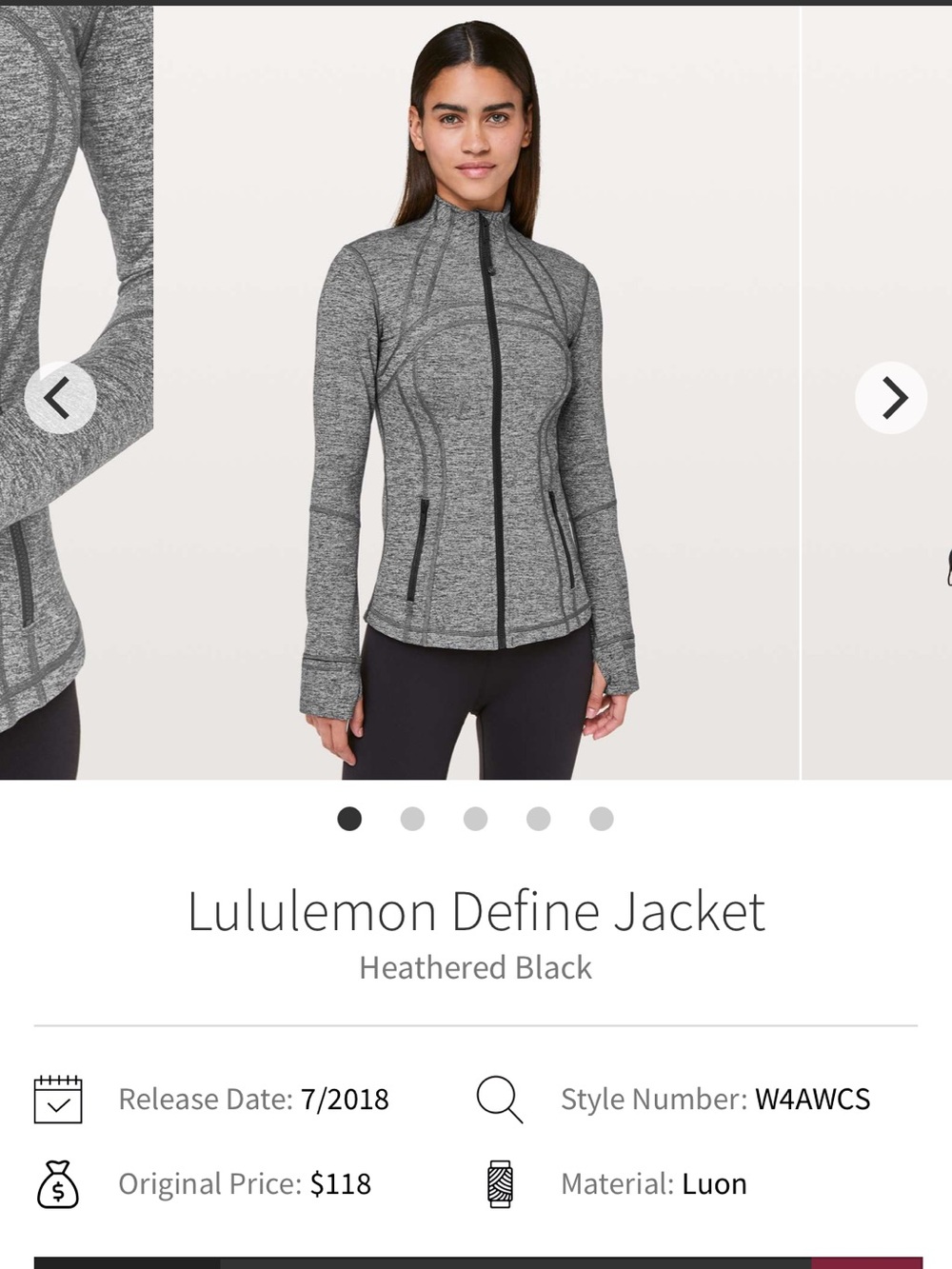 Lululemon define jacket